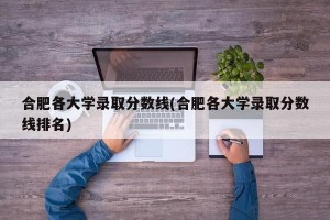 合肥各大学录取分数线(合肥各大学录取分数线排名)